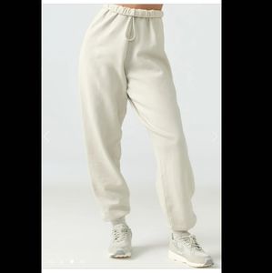 Joah Brown oversized jogger in Sahara French Terry